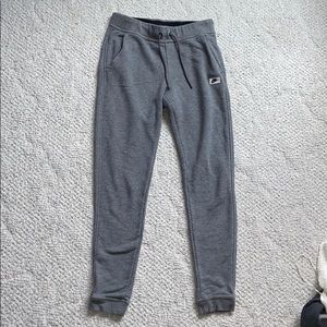 grey Nike jogger sweatpants